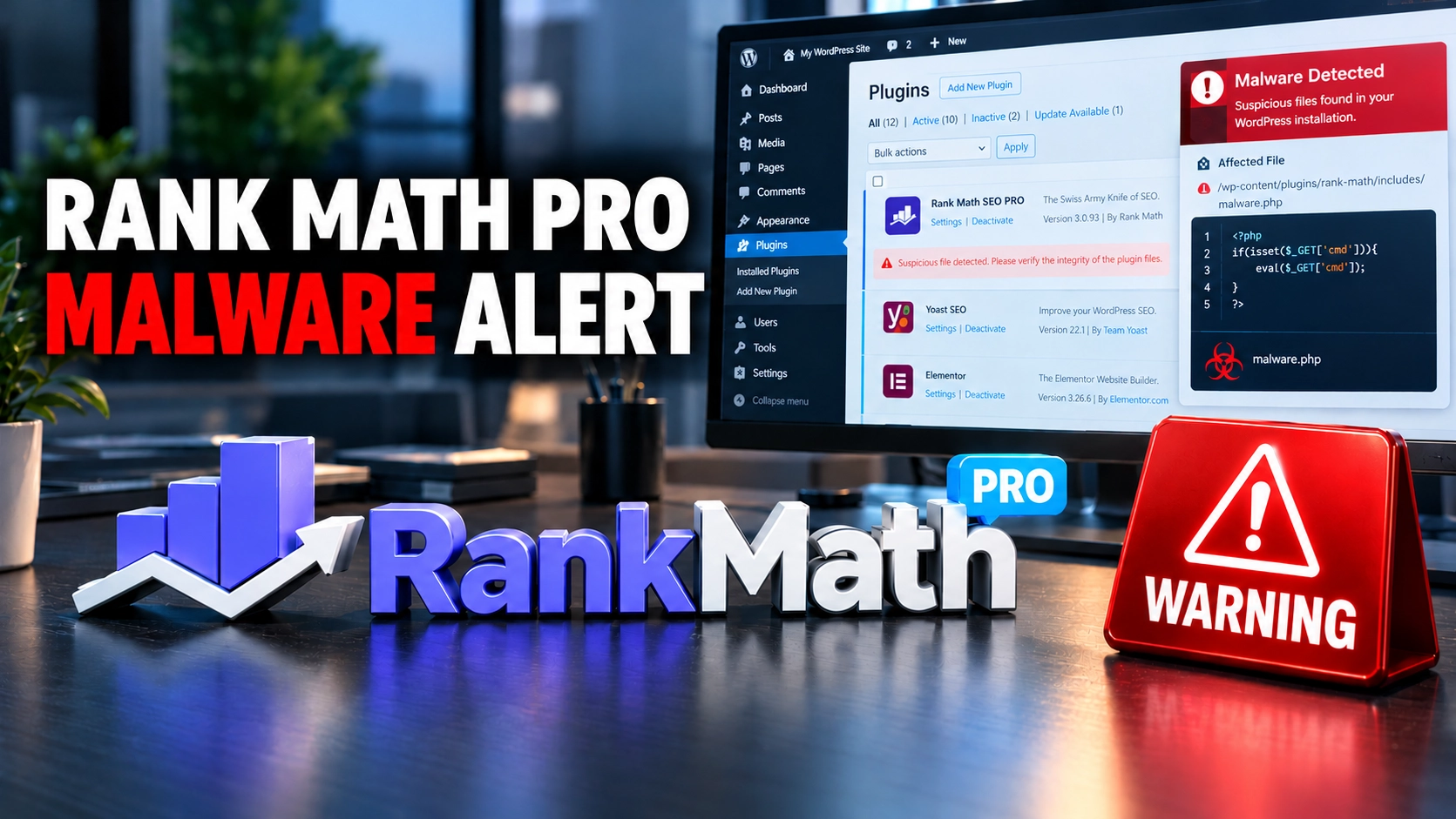 Rank Math SEO PRO malware