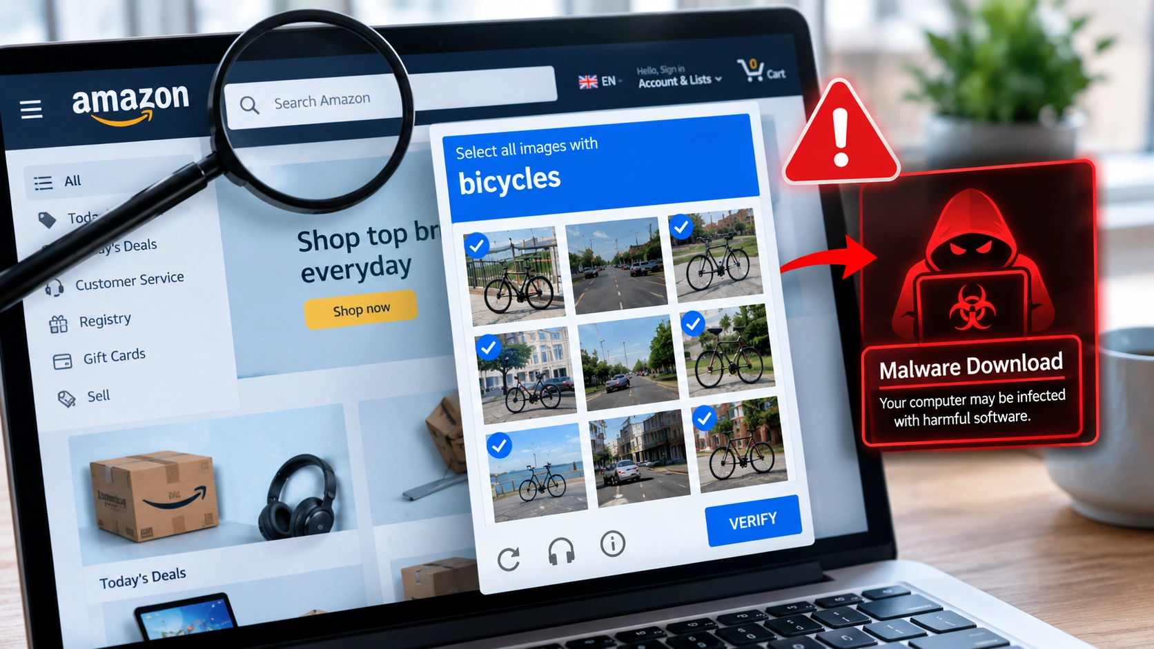 Amazon search scam