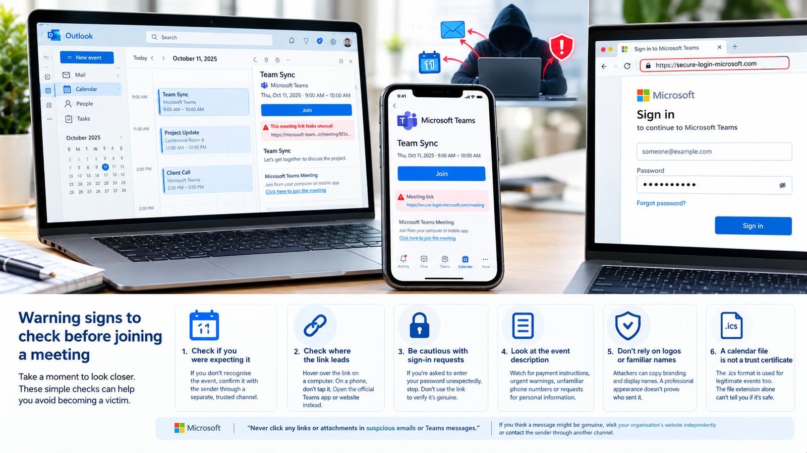 Fake Calendar Invites Could Steal Your Microsoft Account. Here's How to Spot Them