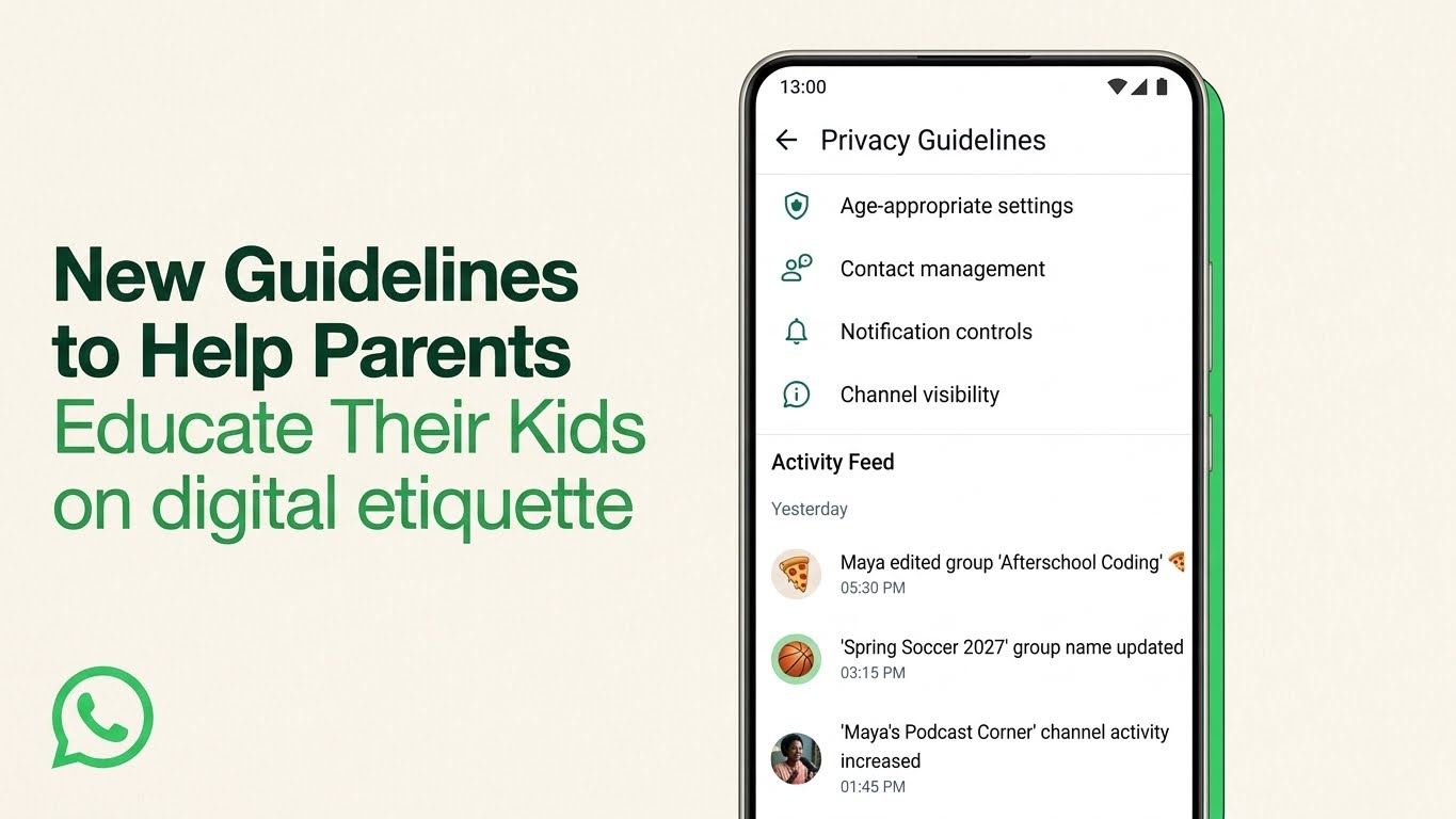 WhatsApp parental controls for teen accounts and privacy settings
